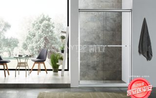 安裝整體淋浴房的玻璃，收口如何處理？